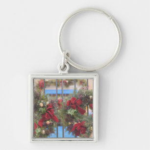 USA, New Mexico, Santa Fe: Canyon Road Gallery 3 Key Ring