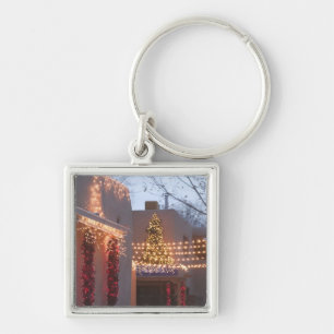 USA, New Mexico, Santa Fe: Canyon Road Gallery Key Ring