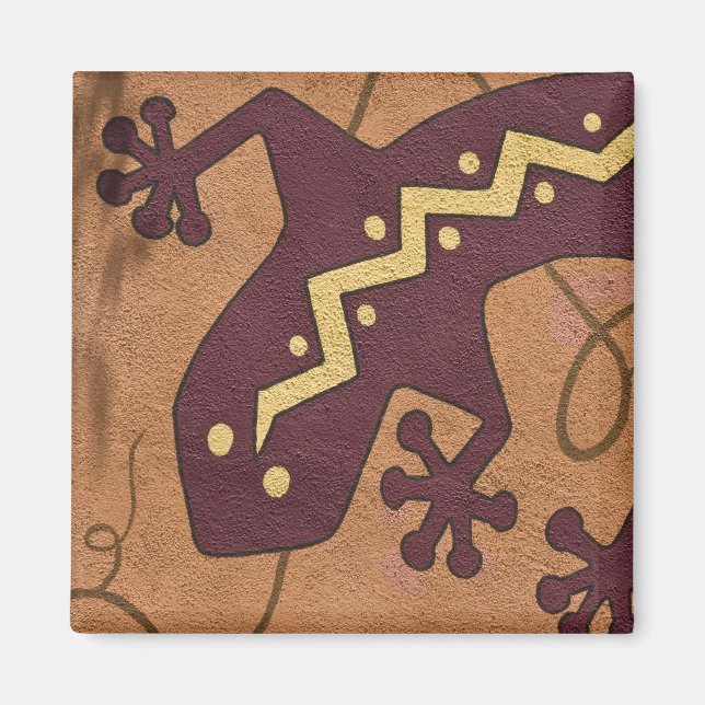 USA, New Mexico, Santa Fe. Close-up section of Magnet (Front)