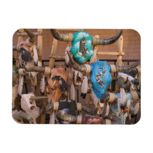 USA, New Mexico, Santa Fe: Downtown Santa Fe, Magnet