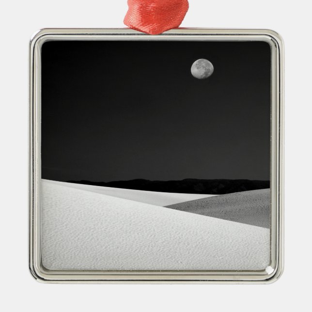 USA, New Mexico, White Sands National Monument. Metal Tree Decoration (Front)