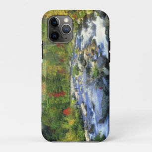 USA, New York. A waterfall in the Adirondack iPhone 11 Pro Case