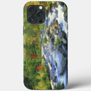 USA, New York. A waterfall in the Adirondack iPhone 13 Pro Max Case