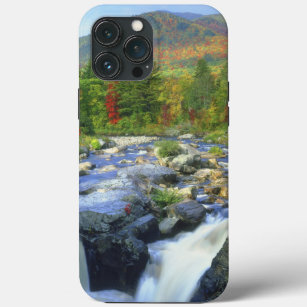 USA, New York. A waterfall in the Adirondack iPhone 13 Pro Max Case