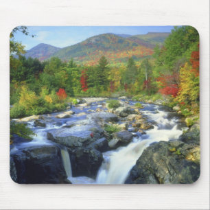 USA, New York. A waterfall in the Adirondack Mouse Pad