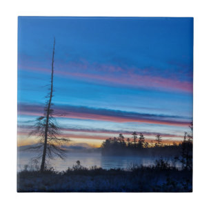 USA, New York, Adirondack Mountains Tile