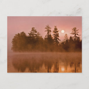 USA, New York, Adirondack Park. Sunrise on a Postcard