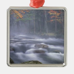 USA, New York, Adirondacks, Big Moose River Metal Ornament