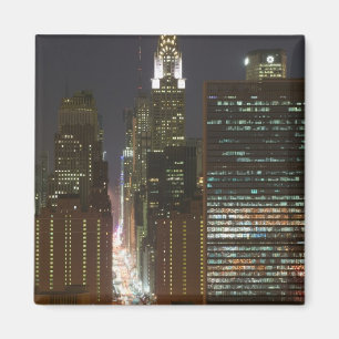 USA, New York City, View of Midtown with Magnet