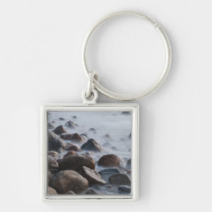 USA, New York, East Hampton. Ocean surf at Key Ring