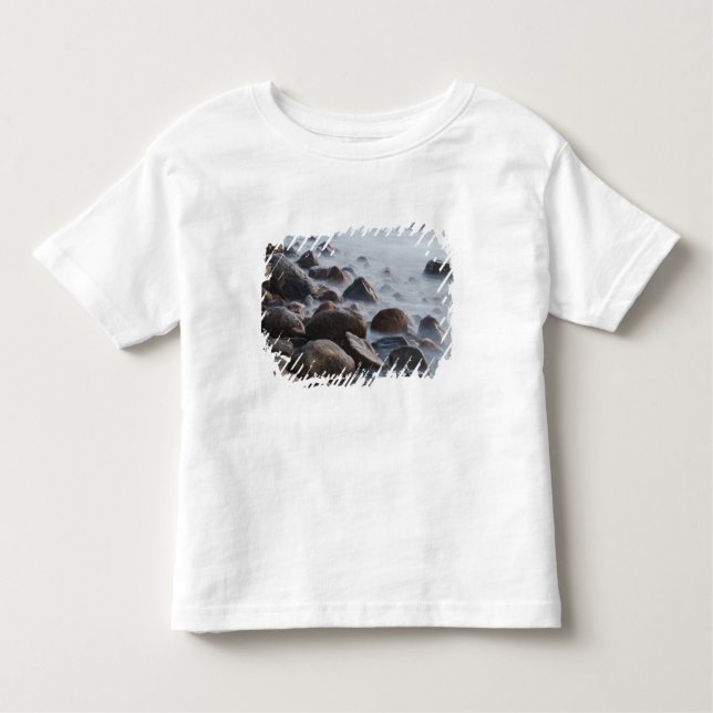 USA, New York, East Hampton. Ocean surf at Toddler T-Shirt (Front)