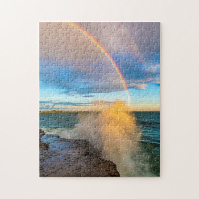 USA, New York, Lake Ontario, Clark's Point Jigsaw Puzzle (Vertical)