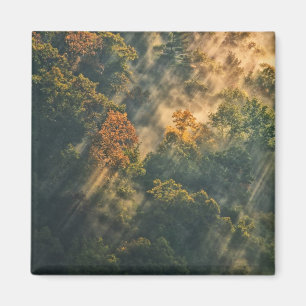 USA, New York, Letchworth State Park. Sunrise Magnet