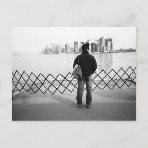 USA, NEW YORK: New York City Aboard the Staten Postcard