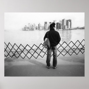 USA, NEW YORK: New York City Aboard the Staten Poster