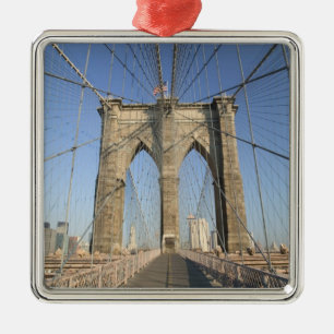 USA, New York, New York City, Brooklyn: 3 Metal Ornament