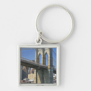 USA, New York, New York City. Brooklyn Bridge Key Ring