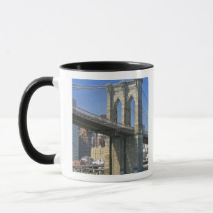 USA, New York, New York City. Brooklyn Bridge Mug