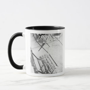 USA, NEW YORK: New York City Cafe Chairs, Mug