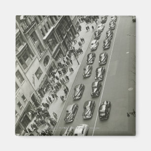 USA New York New York City elevated view Magnet