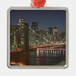 USA, New York, New York City, Manhattan: 10 Metal Tree Decoration