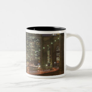 USA, New York, New York City, Manhattan: 11 Two-Tone Coffee Mug
