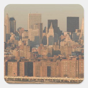 USA, New York, New York City, Manhattan: 12 Square Sticker