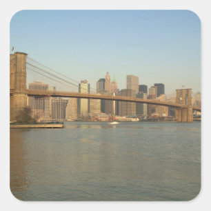 USA, New York, New York City, Manhattan: 13 Square Sticker