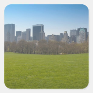 USA, New York, New York City, Manhattan: 18 Square Sticker