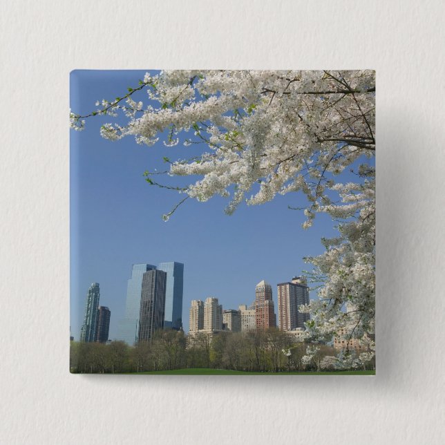 USA, New York, New York City, Manhattan: 4 15 Cm Square Badge (Front)