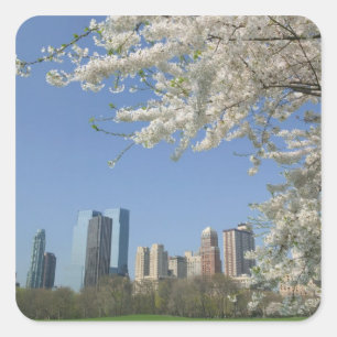USA, New York, New York City, Manhattan: 4 Square Sticker