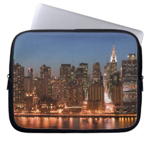 USA, New York, New York City, Manhattan: Aerial Laptop Sleeve