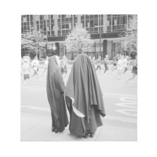 USA, NEW YORK: New York City Nuns Watching NYC Notepad