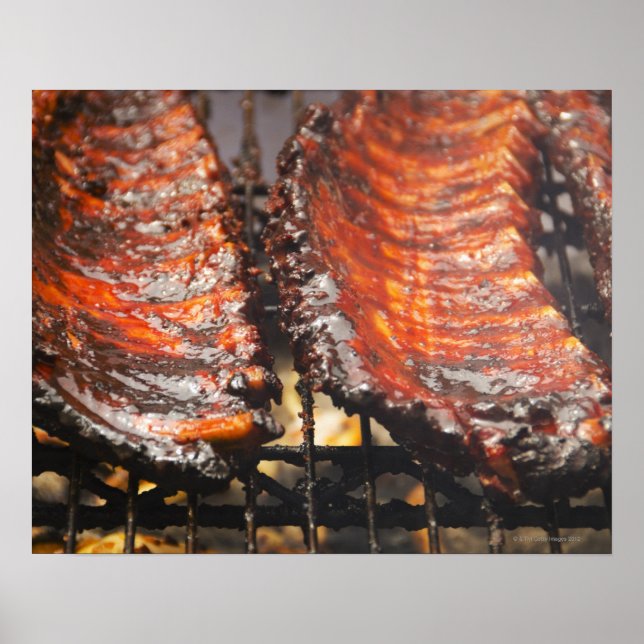 USA, New York, New York City, Spareribs on Poster (Front)