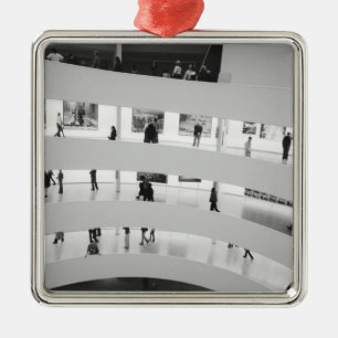 USA, New York, New York City: The Guggenheim 5 Metal Ornament
