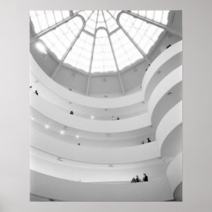 USA, New York, New York City: The Guggenheim Poster