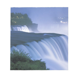 USA, New York, Niagara Falls. American Falls in Notepad