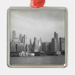 USA New York State New York City skyline Metal Tree Decoration