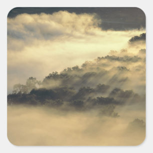 USA, North Dakota, Missouri River Valley. Square Sticker