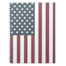 USA Notebook American Flag Journal Planner