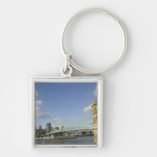 USA, Ohio, Cincinnati: Roebling Suspension 2 Key Ring