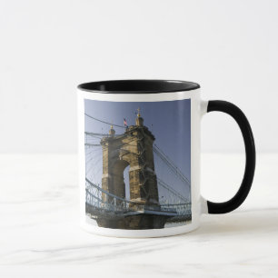 USA, Ohio, Cincinnati: Roebling Suspension 3 Mug