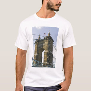 USA, Ohio, Cincinnati: Roebling Suspension T-Shirt