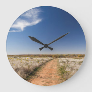 USA, Oklahoma, Black Kettle National Grasslands Large Clock