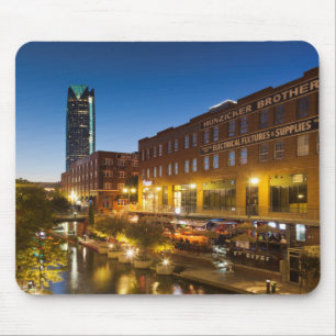USA, Oklahoma, Oklahoma City, Bricktown Mouse Pad