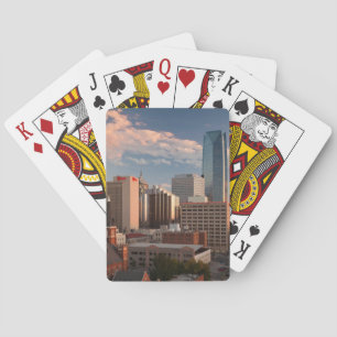 USA, Oklahoma, Oklahoma City, Elevated City Playing Cards