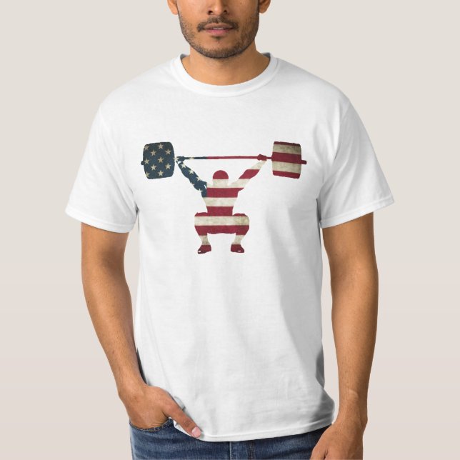USA Olympic Lifting Tee (Front)