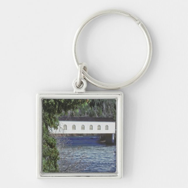 USA, Oregon. A pick-up crossing the Key Ring (Front)