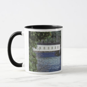USA, Oregon. A pick-up crossing the Mug