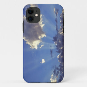 USA, Oregon, Bend. Sun rays fill the sky near iPhone 11 Case